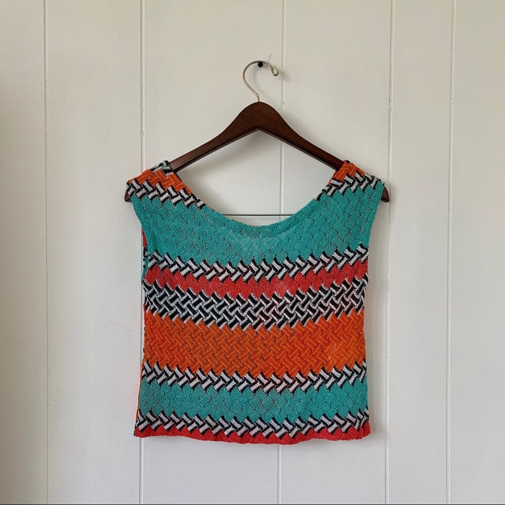 Missoni Mare Swim Cover Up/Crop Top Knit Italy 38